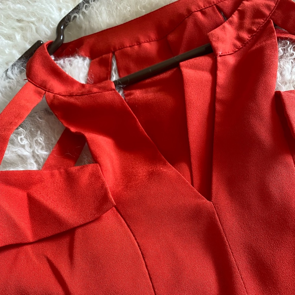 Red Boutique Top. Size S. Color Red.